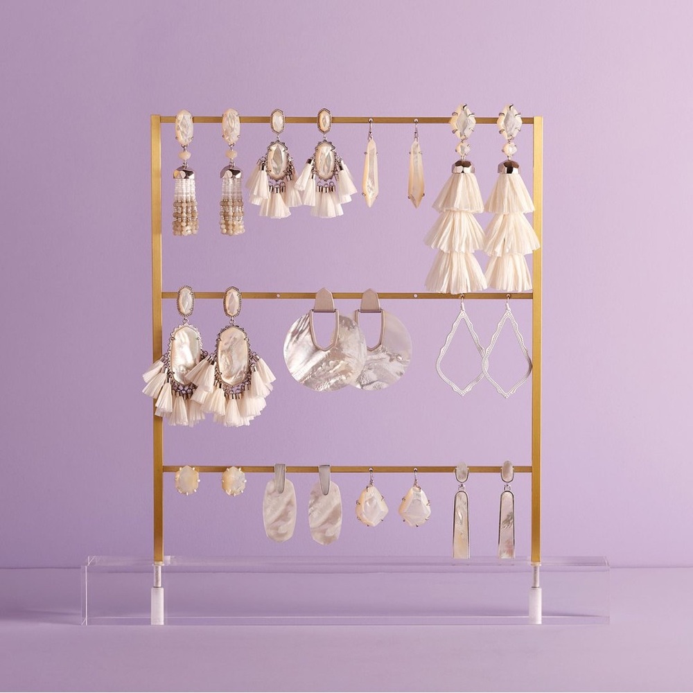 Kendra Scott Earring Jewelry Stand in Brass